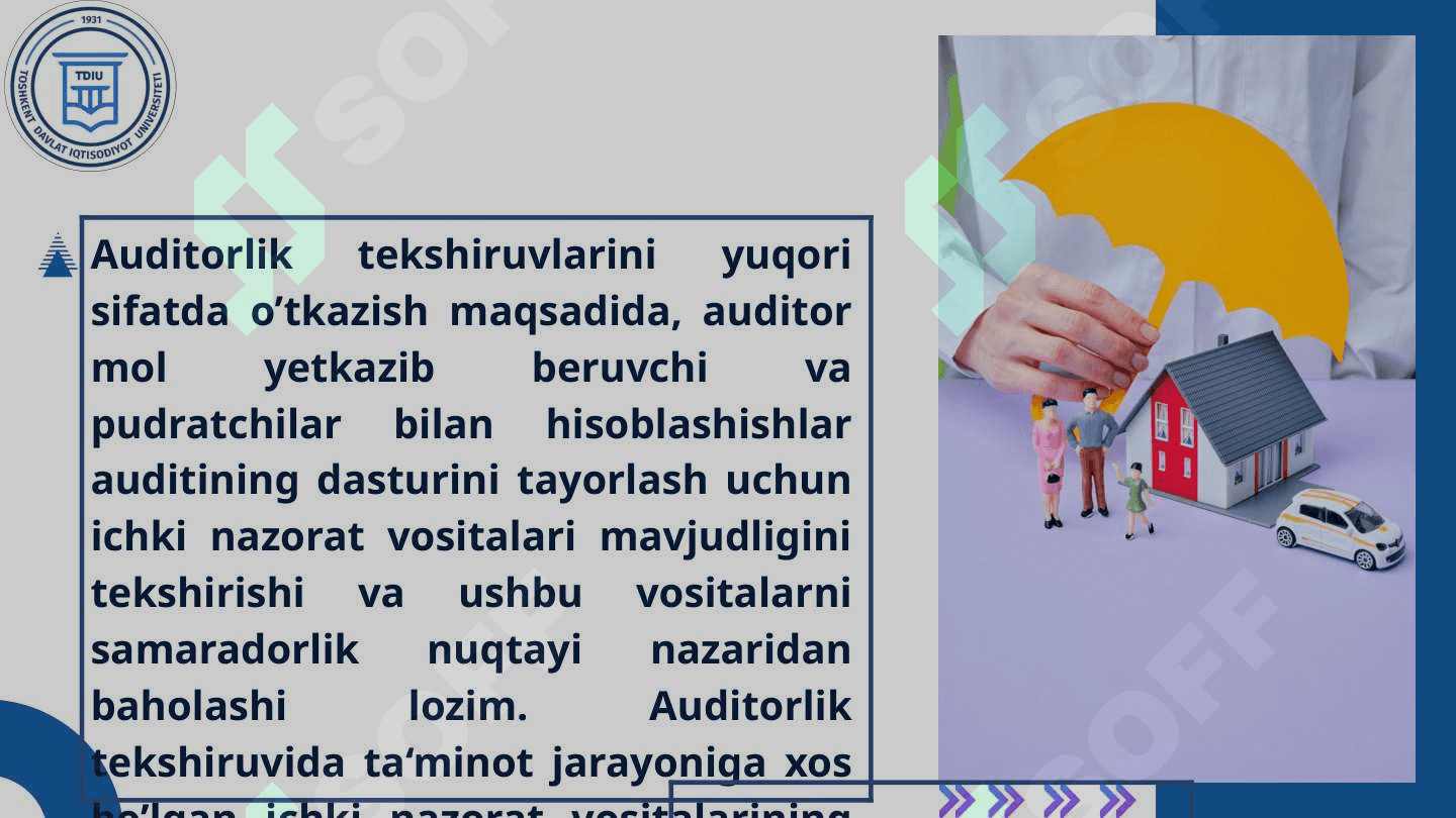 TA’MINOT JARAYONI  AUDITI SIFATLI PPTX 2