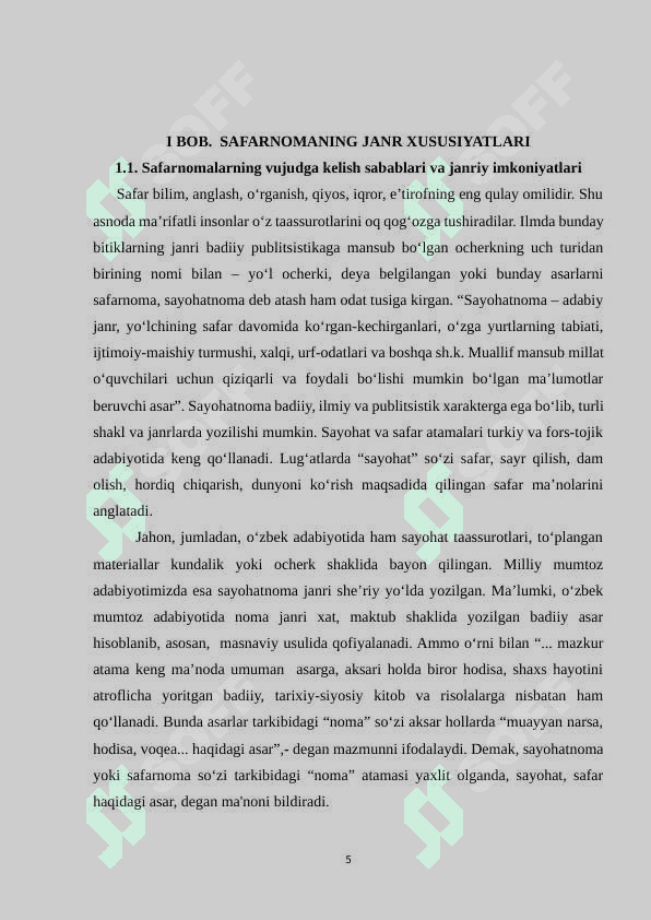 JADID SAFARNOMALARIDAN FOYDALANISHNING             SAMARALI USULLARI 5