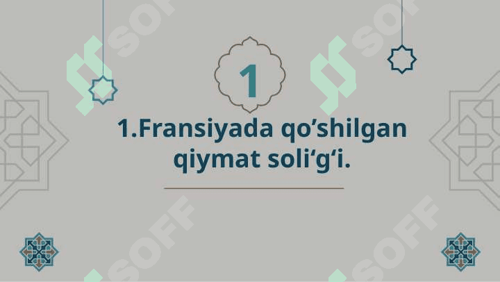 Fransiyada qo’shilgan qiymat solig’i pptx 3