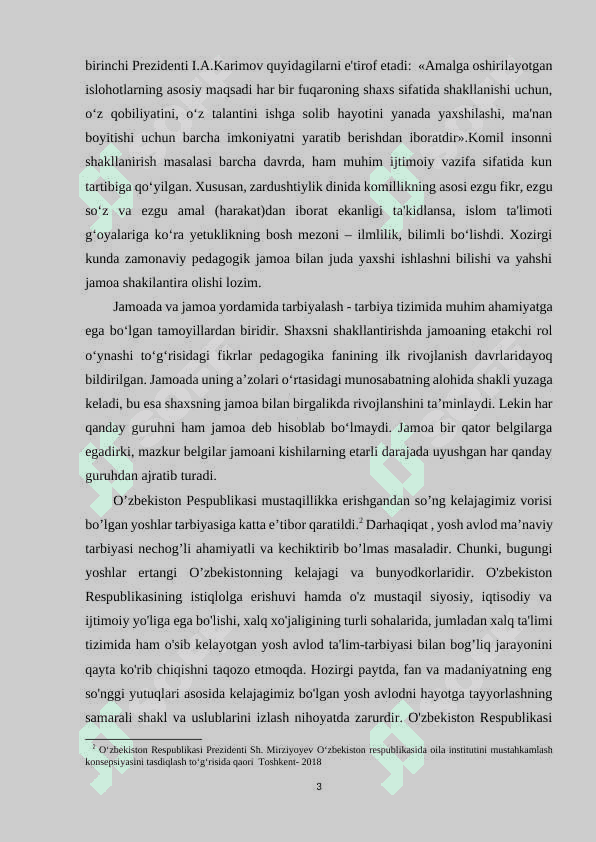 Jamoani istiqbolini belgilovchi tarbiyaviy tadbirlarni tashkil etish usullari 3