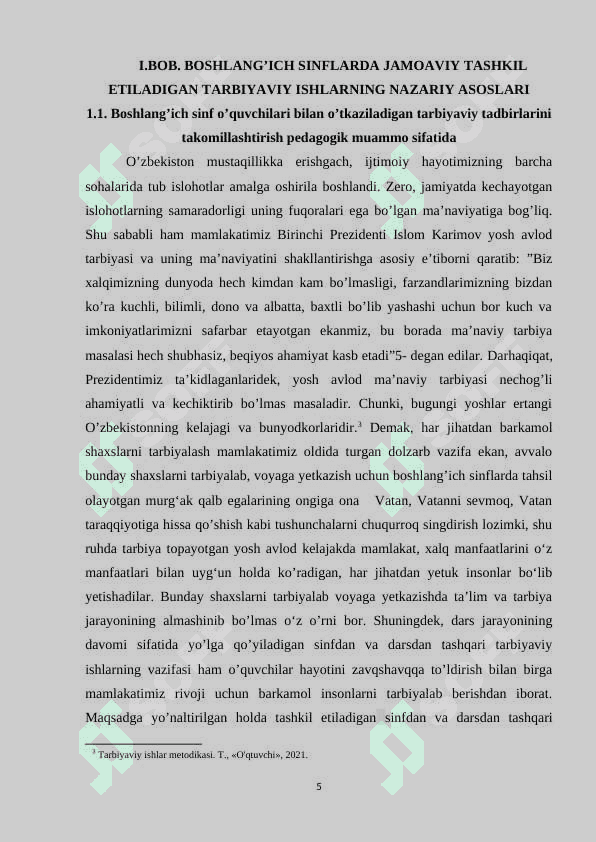 Jamoani istiqbolini belgilovchi tarbiyaviy tadbirlarni tashkil etish usullari 5