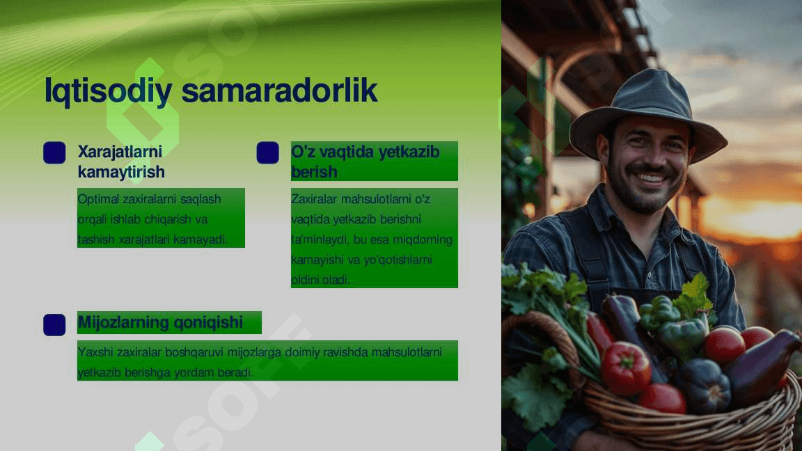 Qishloq xojaligi logistikasida zaxiralar 3