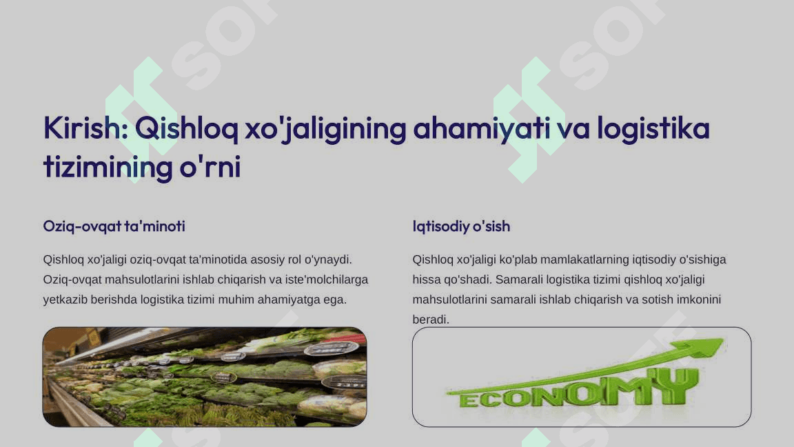 Qishloq xojaligida makrologistik va mikrologistik tizimi 2