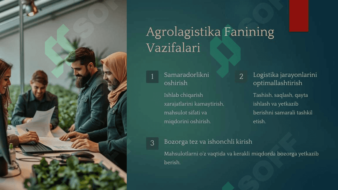 Agrolagistika Fani Talim va Amaliyot 3