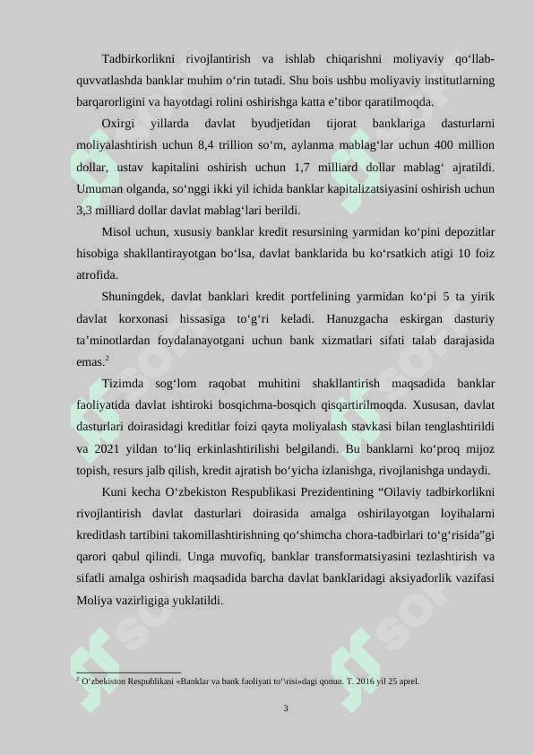 O‘zbekiston Markaziy baki funksiyalari va vazifalari o’rganish 4