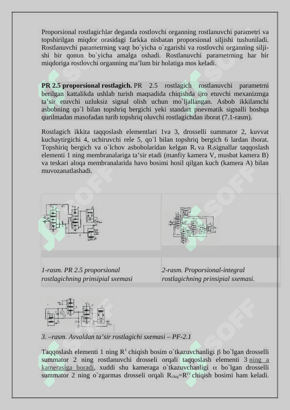 Avtomatik rostlashning nazariy va texnik elementlari 3