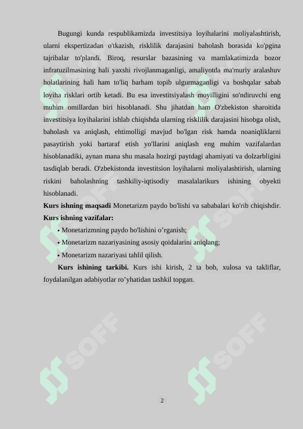 Monetarizm. Institutsionalizm. Neoliberalizm rivojlanishi 3