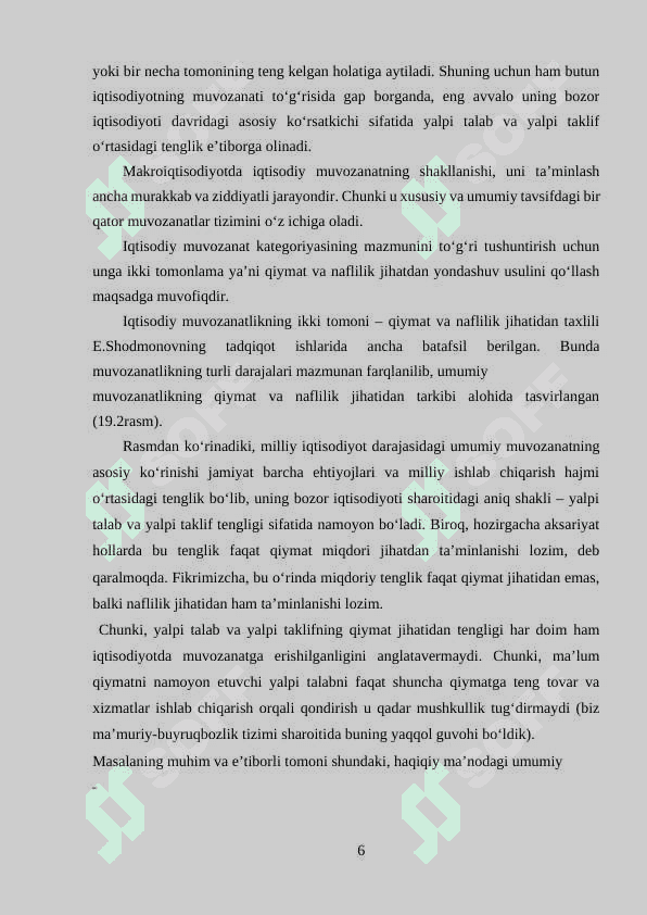 Milliy iqtisodiyotning muvozanati 7