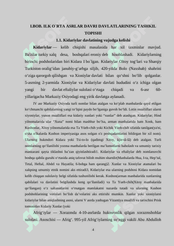 Kidariylar davlatining vujudga kelishi 4