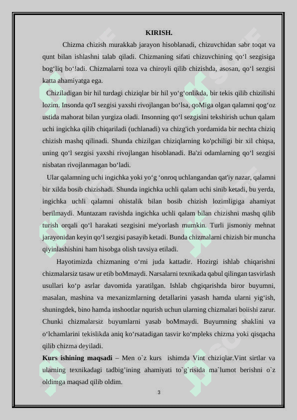 CHIZMALARDAGI SHARTLILIK VA SODDALASHTIRISHLAR 3