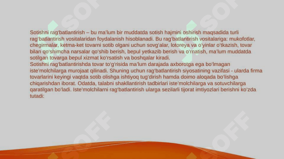 Marketing kommunikatsiyasi kompleksi va unda reklamaning o‘rni 3
