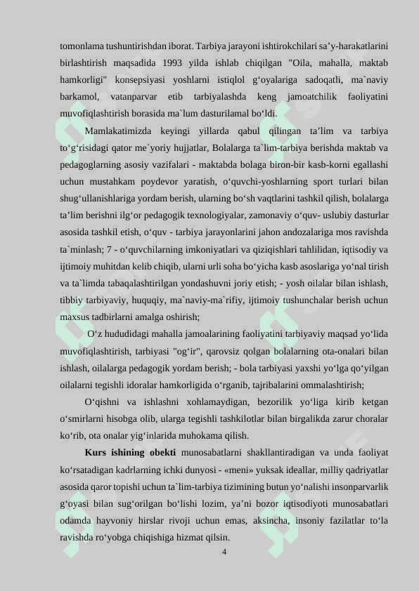 Amir Temurning odob-axloq, ta’lim - tarbiya to‘g‘risidagi o‘gitlari 4