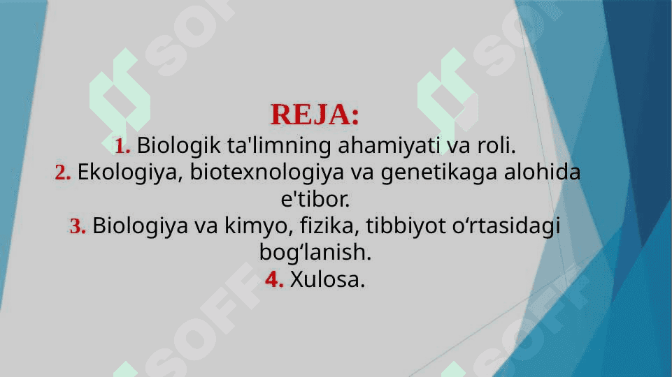 Chet ellardagi biologik ta'limning o‘ziga xosligi (TAQDIMOT) 2