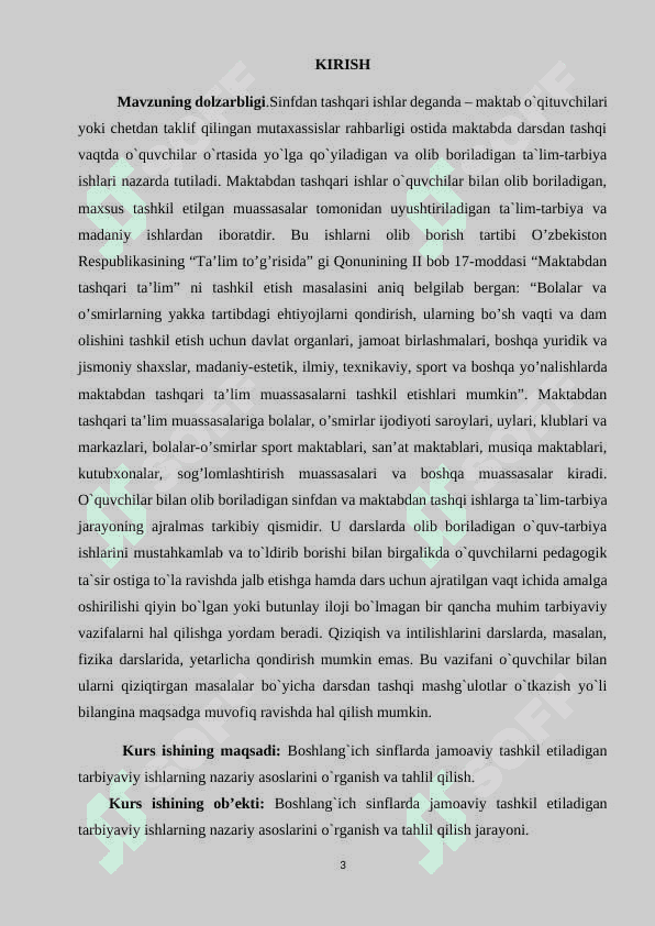 Maktabdan va sinfdan tashqari tarbiyaviy ishlarni tashkil etishda ekskursiyalarning oʻrni va ahamiyati 3