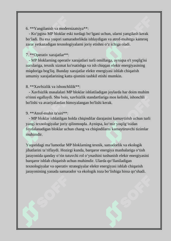 Avtomatlashtirishning mp li vositalarida mp blokining qurilish asoslari va ishlash prinsipi 3