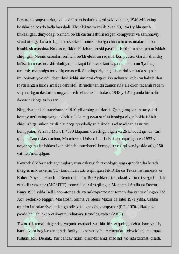 Axborot modellashtirish dasturiy taminotlari rvet dasturida 3
