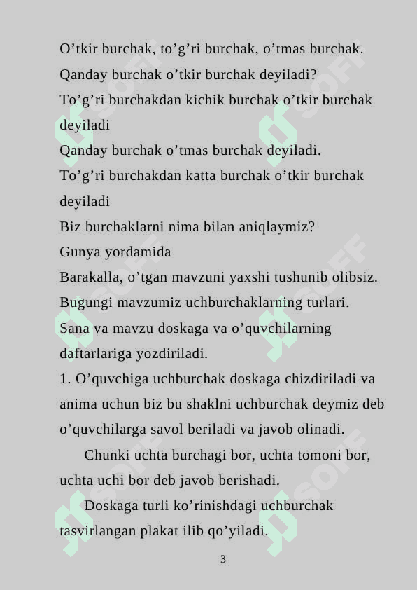 Uchburchaklarning turlari. 378-388 misol-masala 3