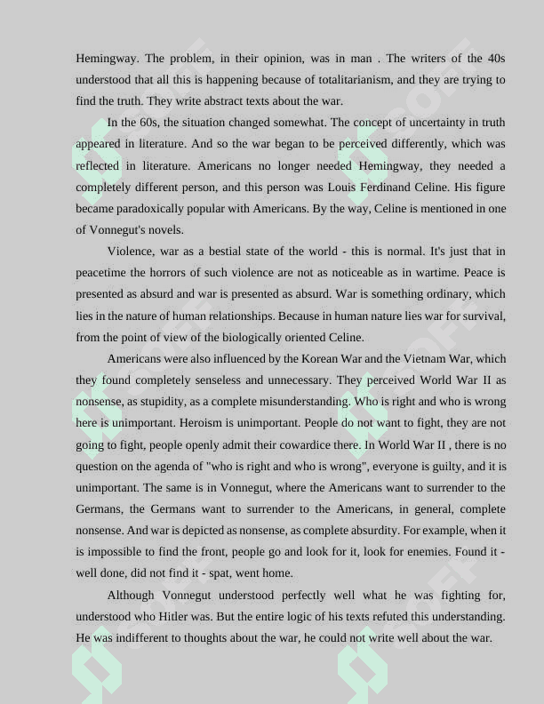 Satiric-science-fiction in words by Kur Vonnegut 6
