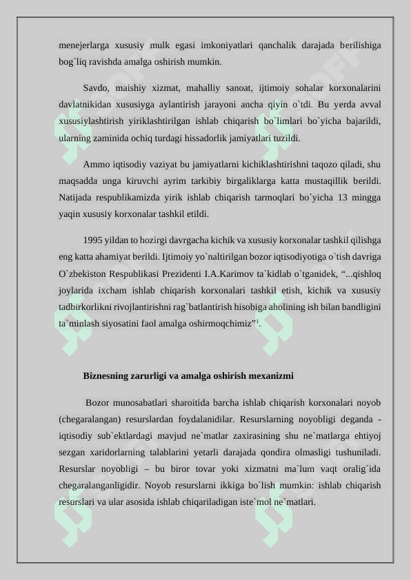 Biznеs tizimi va jarayonlarining asosiy tushunchalari 8