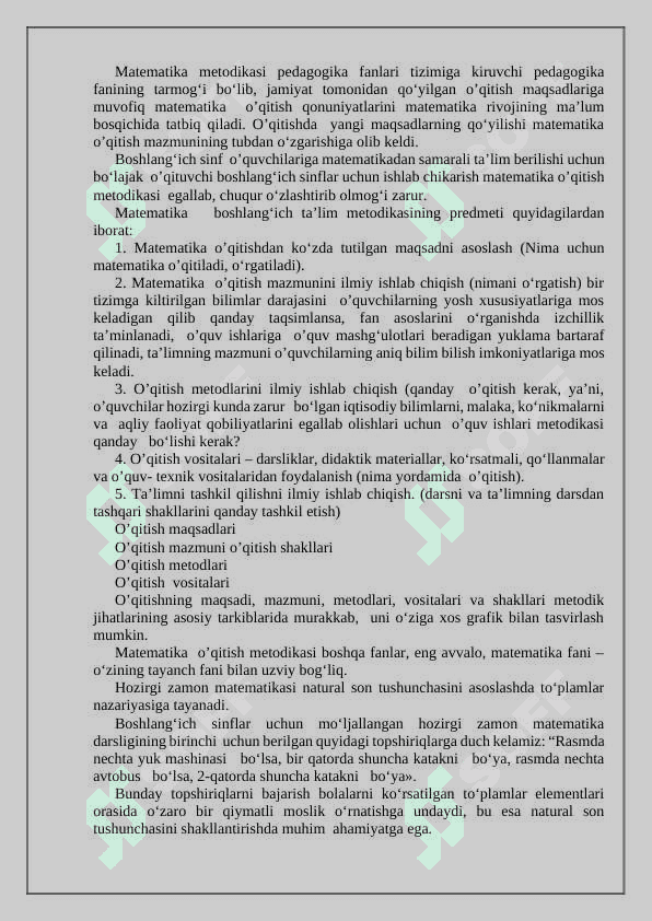 Boshlang'ich sinflarda ta'lim 4