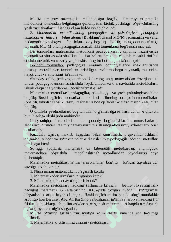Boshlang'ich sinflarda ta'lim 5