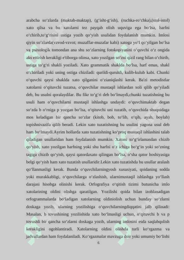 Darsliklardagi insho uchun berilgan materiallarni tahlil qilish 6