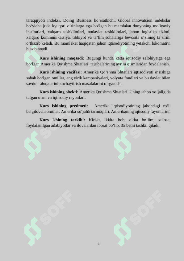 Amerika Qo‘shma Shtatlarining jahon xo‘jaligida tutgan o‘rni  va iqtisodiy rayonlari 3