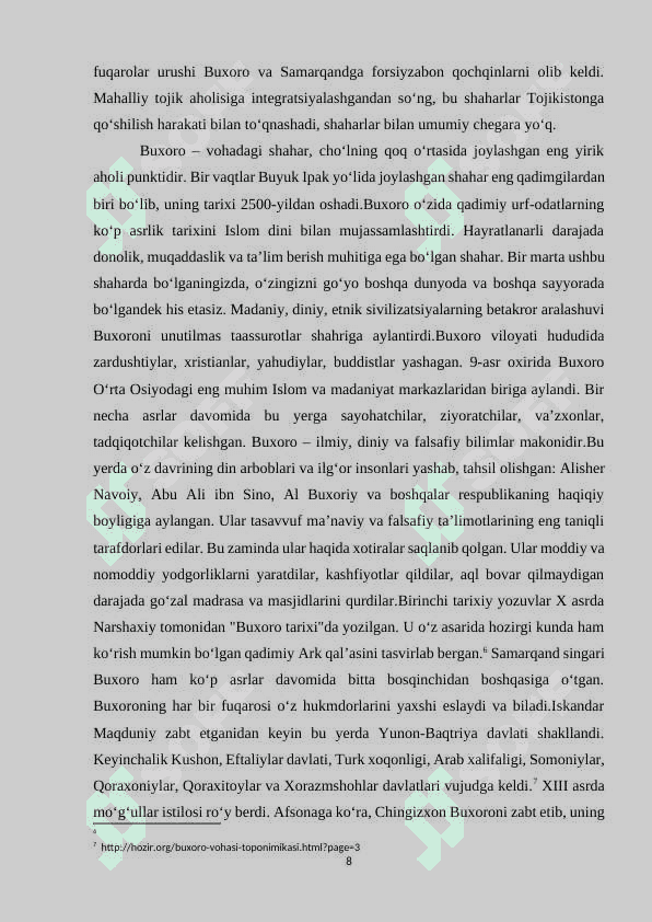 Buxoro tarixiy o‘lka sifatida 8