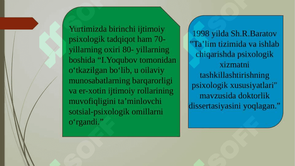 Psixologik xizmatning rivojlanishi (AQSH) misolida 7
