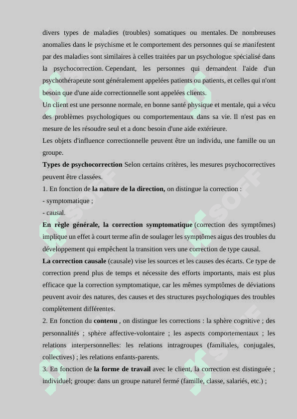 LES GRANDES ORIENTATIONS DE LA CORRECTION PEDAGOGIQUE 7