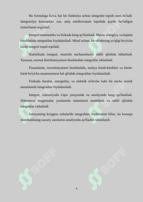 Integrallarni taqribiy hisoblash usullari. Simpson usuli. 4