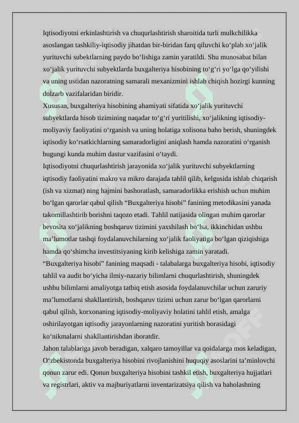 Buxgalteriya hisobi haqida tushuncha va uning tarkibi 2