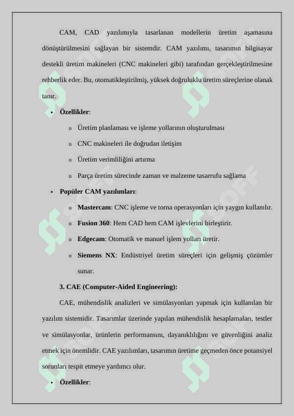 CAD CAM CAE tizimlari 3