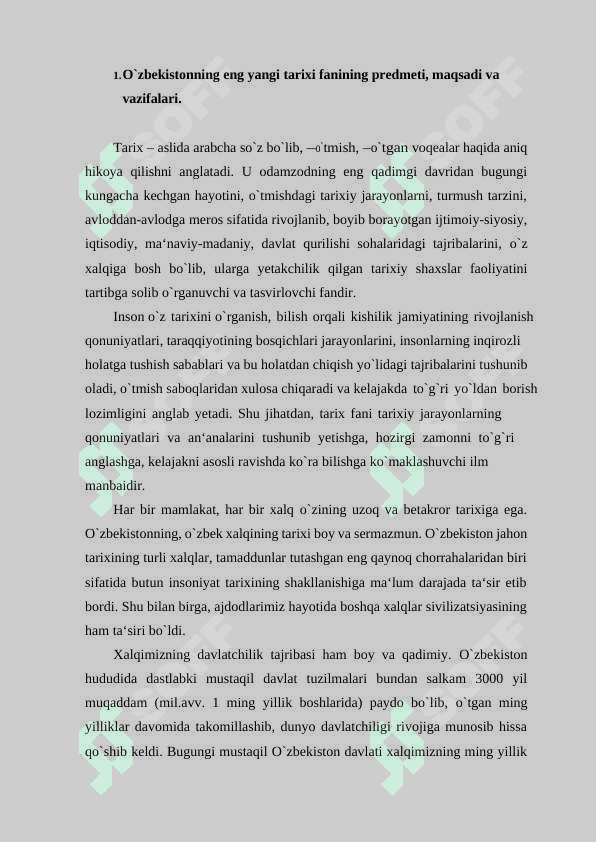 O`zbekiston mustaqillikka erishish ostonasida 2