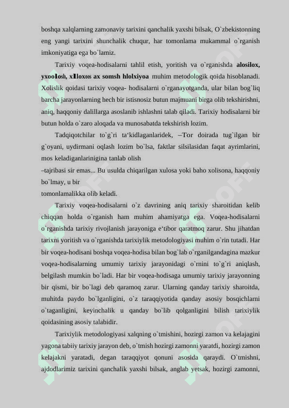 O`zbekiston mustaqillikka erishish ostonasida 8