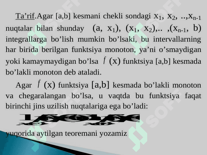 Fur’e qatori va Fur’e koeffitsiyentlari. Fur’e qatorining yaqinlashishi. Dirixle teoremasi 8
