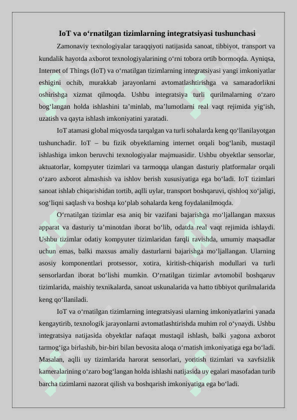 IoT va o‘rnatilgan tizimlarning integratsiyasi 4