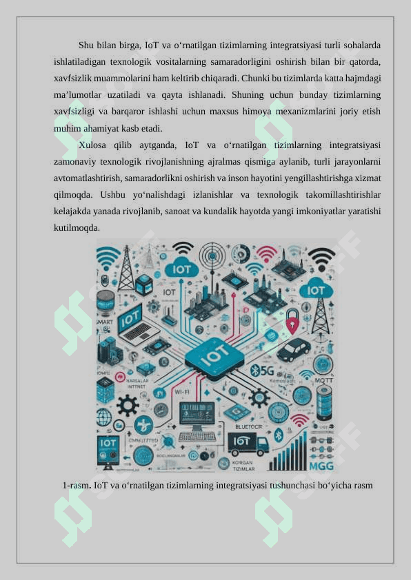 IoT va o‘rnatilgan tizimlarning integratsiyasi 5