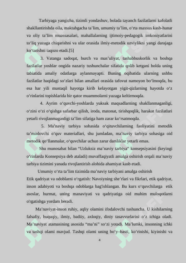 AXLOQIY TARBIYA JARAYONIDA  ALISHER NAVOIY MEROSIDAN FOYDALANISH 4