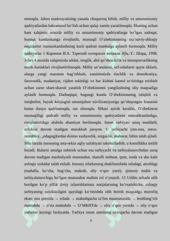 MILLIY QADRIYAT VA AN’ANALAR ORQALI O‘QUVCHILARNI TARBIYALASH YO‘LLARI 6