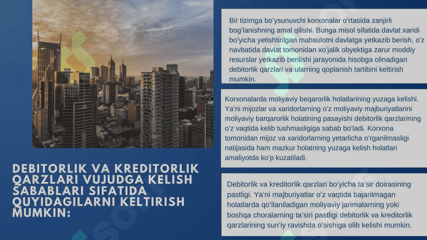 DEBITORLIK VA KREDITORLIK QARZLARINI BOSHQARISH 4