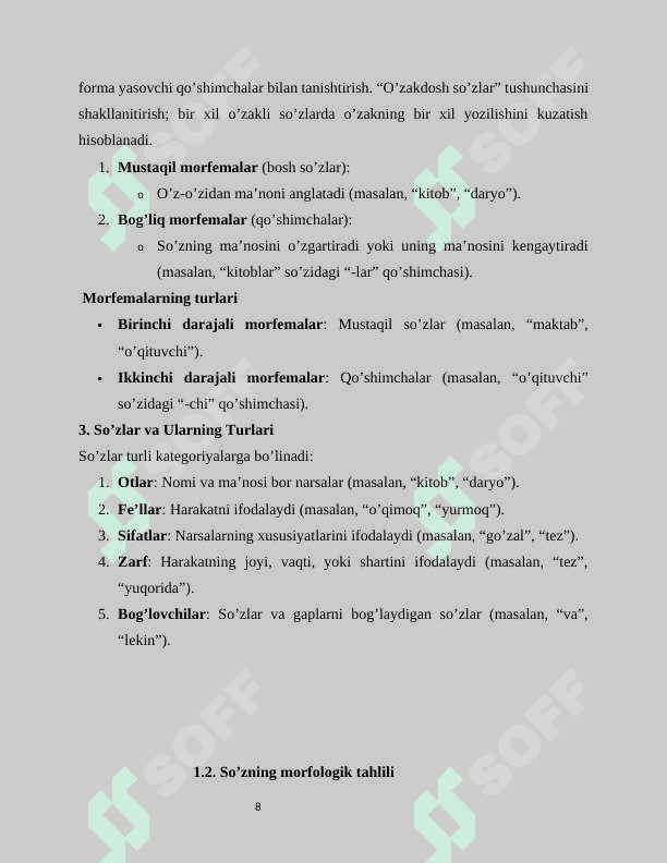 Boshlangʻich sinflarda ʼʼSoʻz tarkibini oʻrgatish metodikasi 7