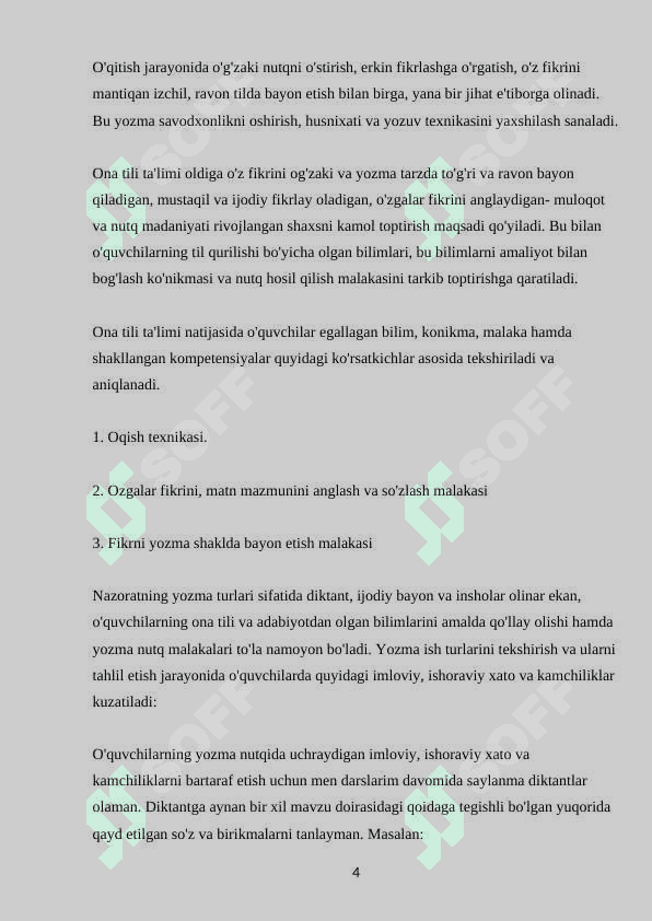Oʻzbek tilida ogʻzKi va yozma adabiy nutq meʼyorlari 4