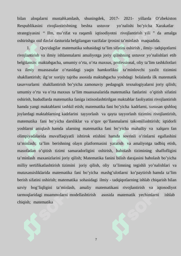 O’lchov tushunchasini umumlashtirish 7