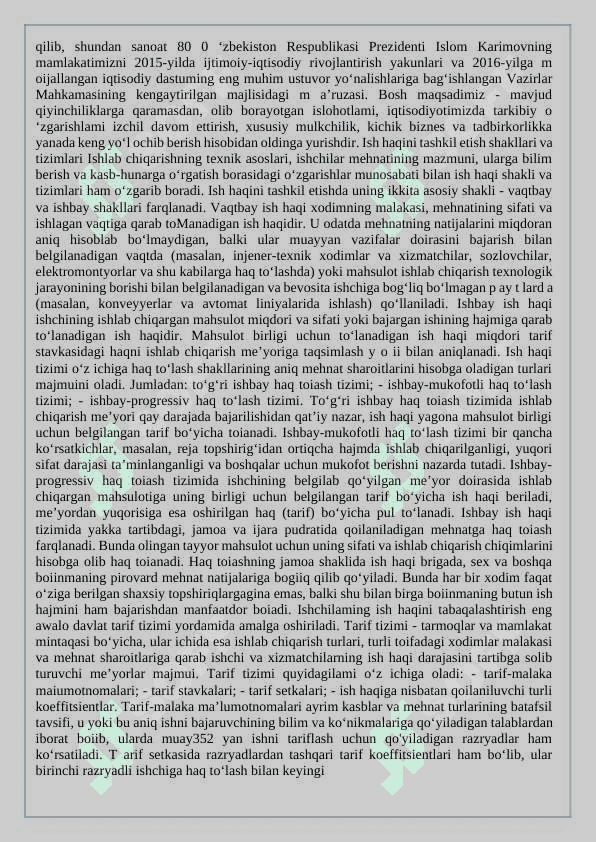 Ish  xaqqi:moxiyati,turlari va prinsiplari. kurs ishi docx 7