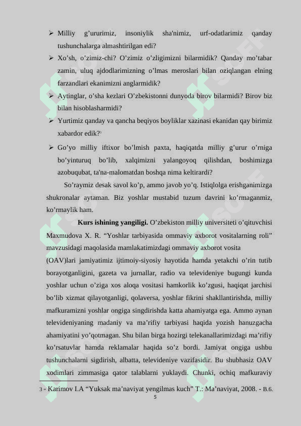 Televideniyening madaniy va ma’rifiy vazifasi 4