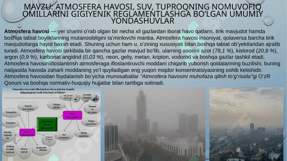 Ichimlik suvi sifatini yaxshilashning asosiy usullari 5