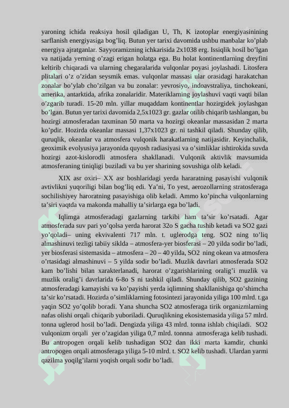 Iqlim o‘zgarishining astronomik va geofizik omillari 3