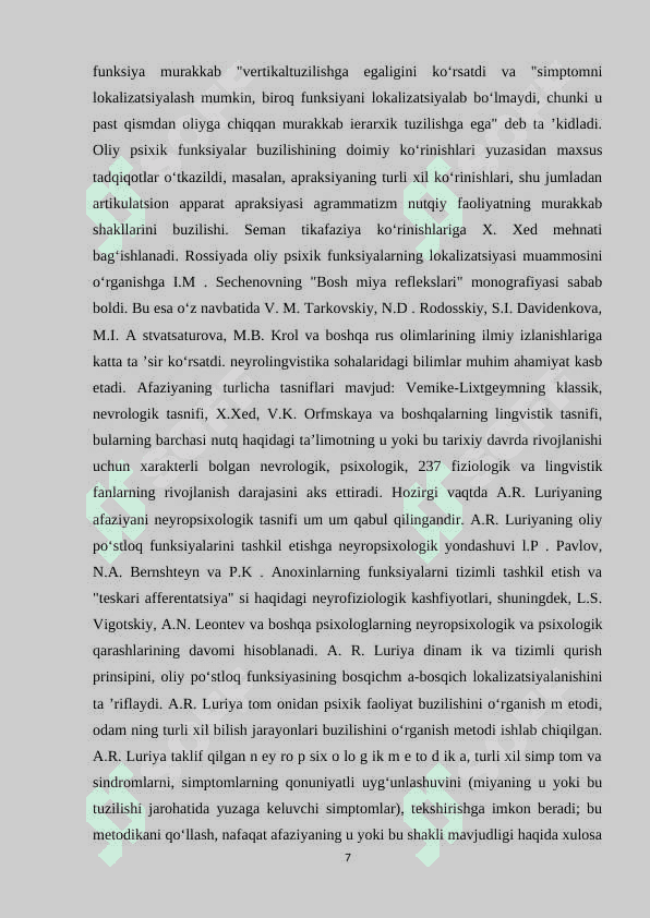 Sensor afaziyada eshituv idrokini buzilishi va uni nutq rivojlanishiga ta’siri 7