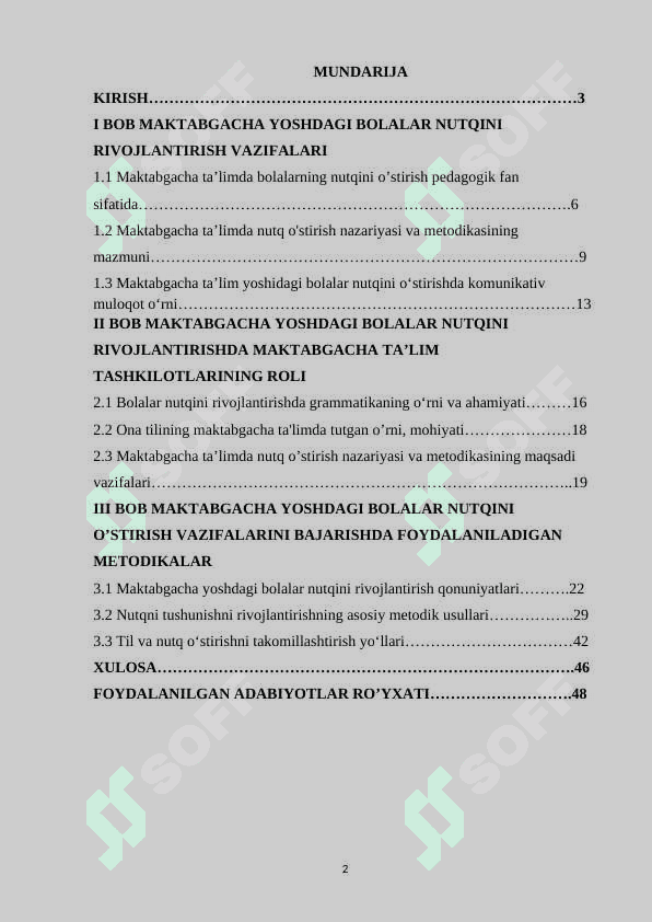 MAKTABGACHA YOSHDAGI BOLALAR NUTQINI RIVOJLANTIRISH VAZIFALARI 2